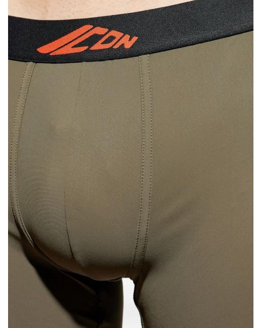 DSquared² Green Logo-Detail Boxers for men