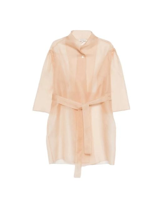 Antonelli White Gustav Belted Coat