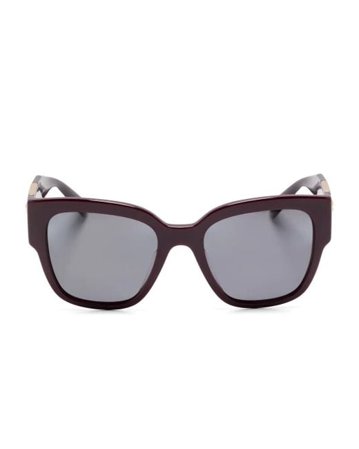 Versace Gray Square-Frame Sunglasses