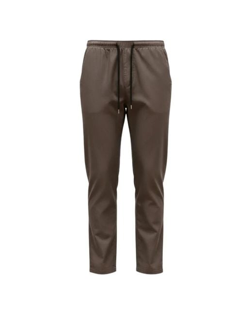 Cellar Door Gray Drawstring Track Pants for men