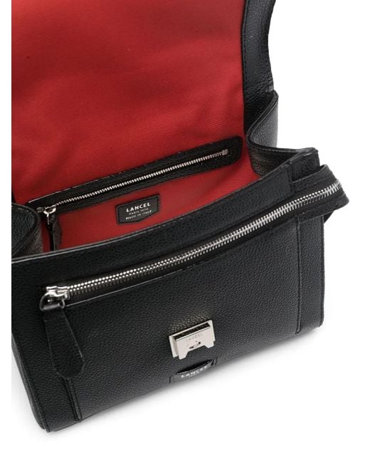 Lancel Black Medium Ninon De Flap Bag