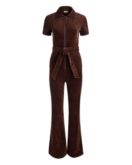 Combinaison Gorgeous À Fermeture Zippée Alice + Olivia en coloris Red