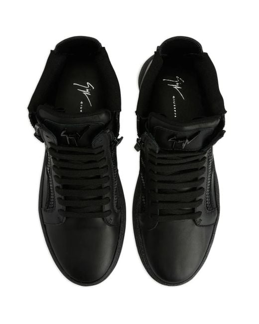 Sneakers Alte Gz94 di Giuseppe Zanotti in Black da Uomo