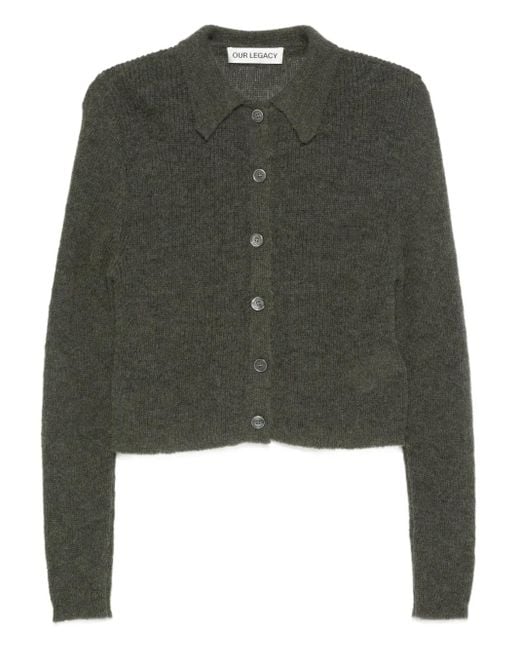 Our Legacy Mazzy カーディガン Green