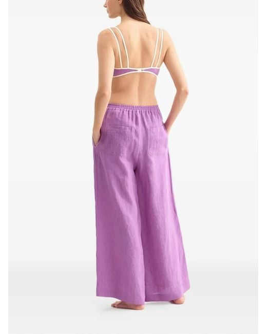 Eres Purple Palazzo Pants