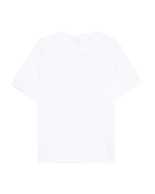 Majestic Filatures White Crew-Neck T-Shirt for men
