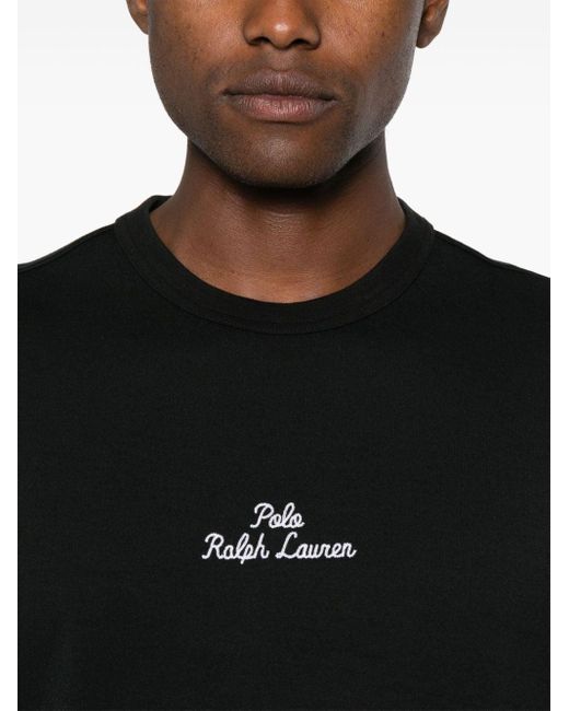 Polo Ralph Lauren Black Polo Pony-motif Sweatshirt for men