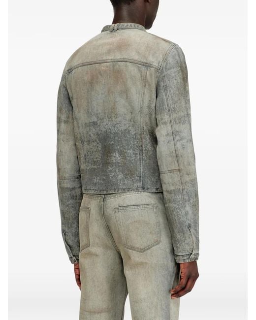 DIESEL Green Veste D-Vulmar-Fsi En Jean for men