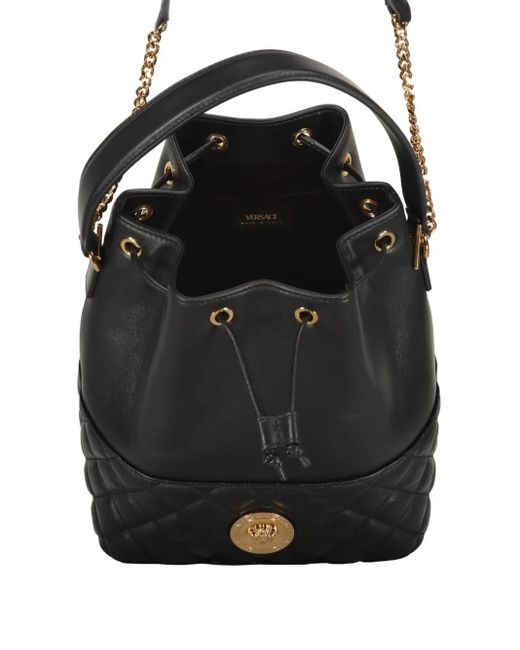 Versace La Medusa Bucket-Tas in het Black
