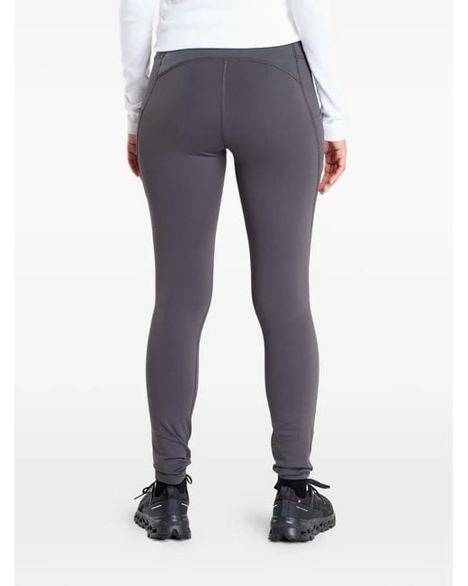On Shoes Blue Drytec Performance Leggings