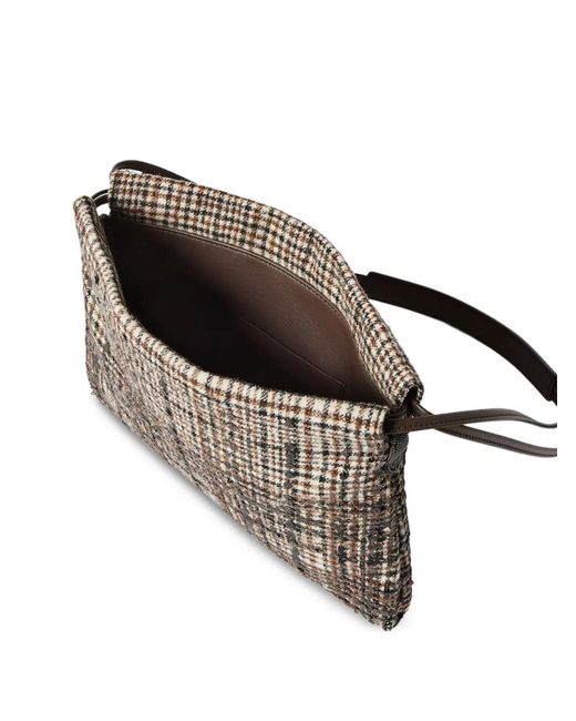 Pouch Impermeabile di Brunello Cucinelli in Gray