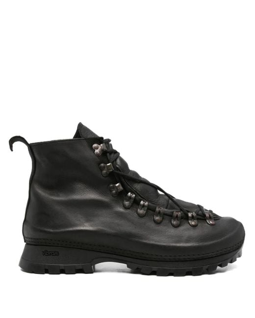 Guidi Black Leather Boots for men