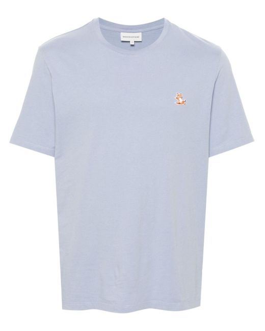 T-shirt Chillax Fox en coton Maison Kitsuné pour homme en coloris Blue