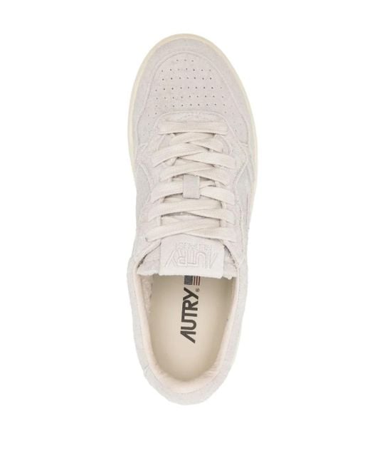 Autry White Medalist Low Wom Suede/47 Shoes