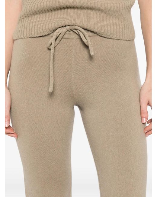 Extreme Cashmere Natural Nº461 Wander Knitted Trousers