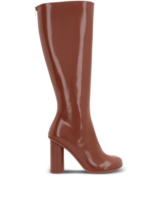 Bottega Veneta Brown Patent Leather Knee-length Boots