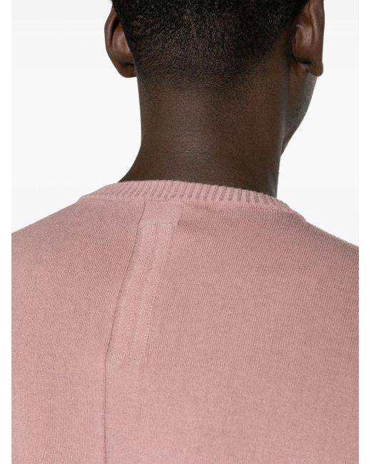 Maglione girocollo di Rick Owens in Pink da Uomo