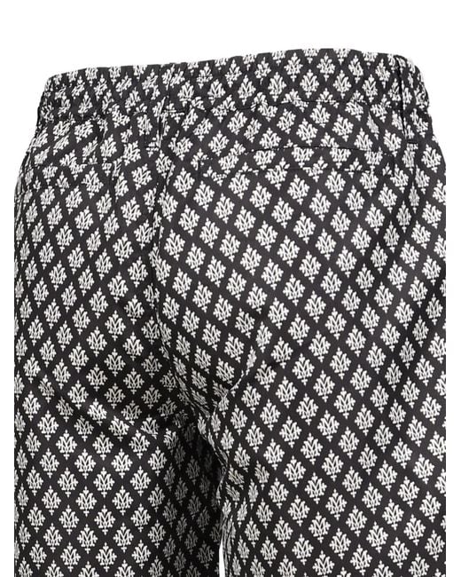 MLVINCE White Monogram-Print Shorts for men