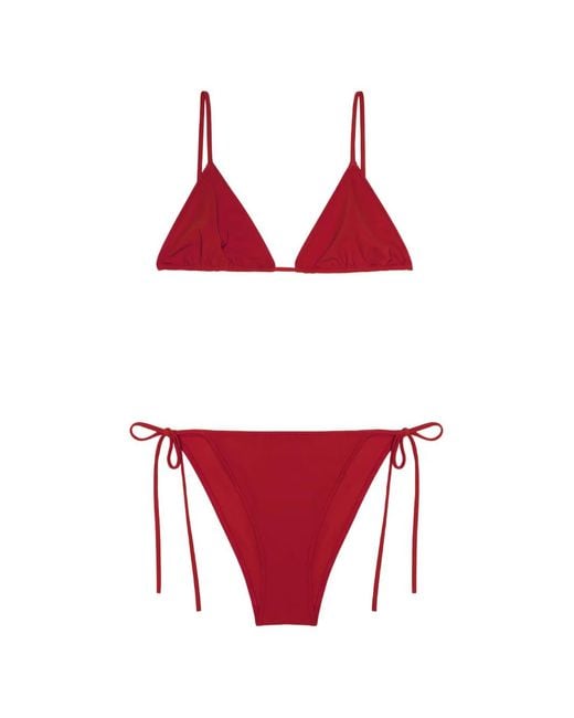 Lido Red Venti Triangle-Cup Side-Tie Bikini