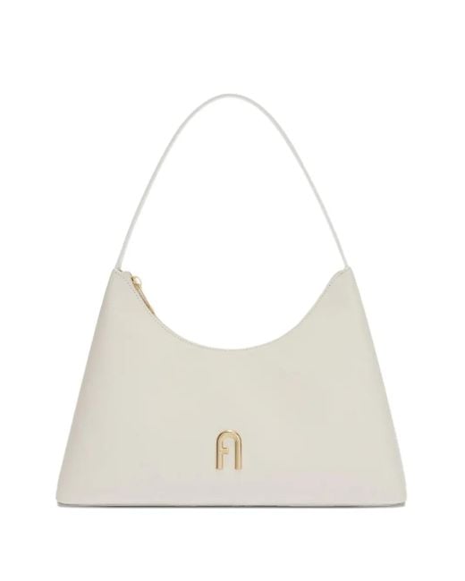Bolso de hombro Diamante pequeño Furla de color White