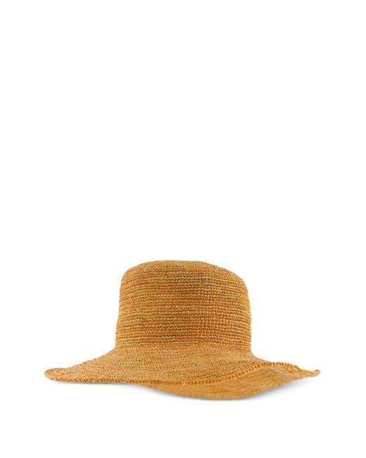 Sombrero con ala ancha Sensi Studio de color Natural
