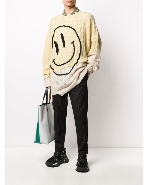 raf simons smiley jumper
