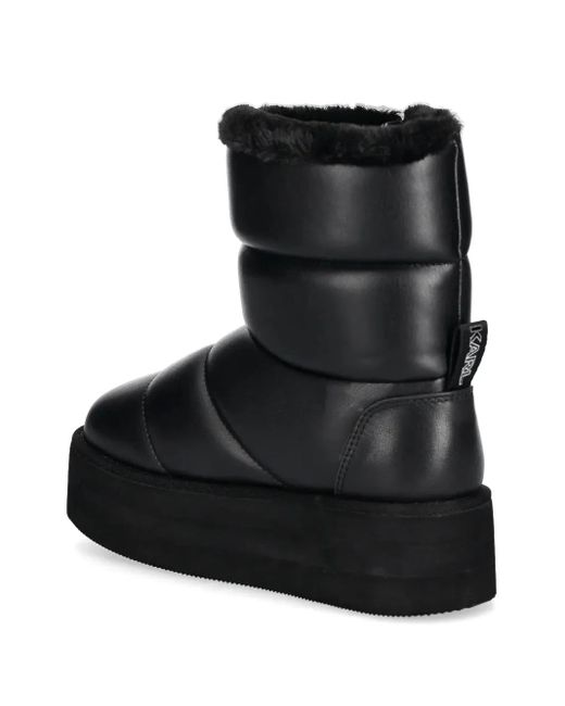Karl Lagerfeld Black Padded Boots