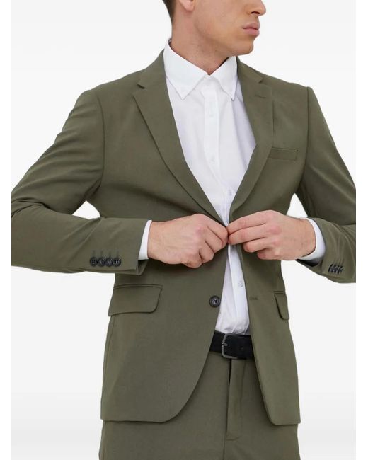 Traje Slim Con Botones Lindbergh de hombre de color Gray