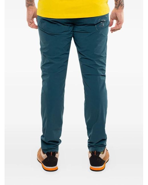 Trangoworld Blue Drawstring Trousers for men
