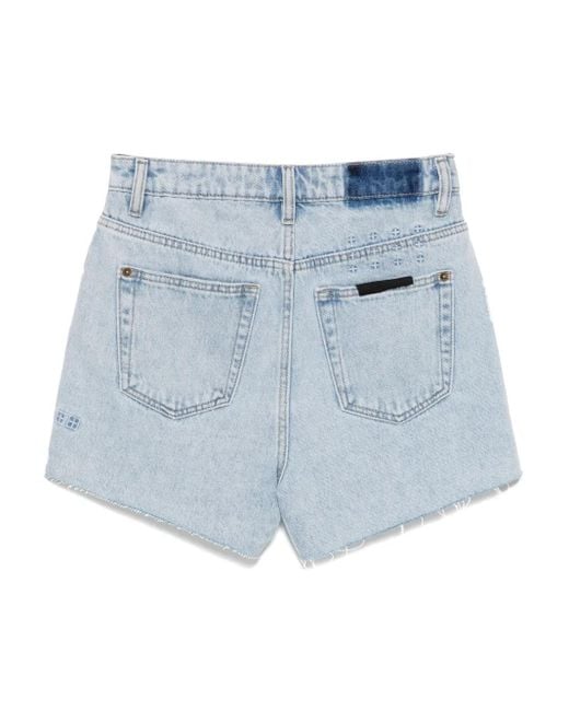 Ksubi Blue Rise'N Hi Shorts