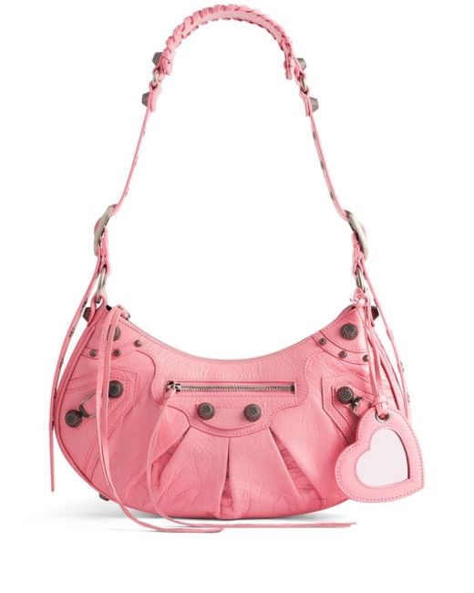 Balenciaga Pink Le Cagole S Shoulder Bag