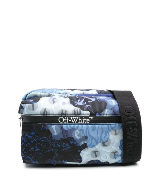 Off-White c/o Virgil Abloh Blue Outdoor Camera Bag for men