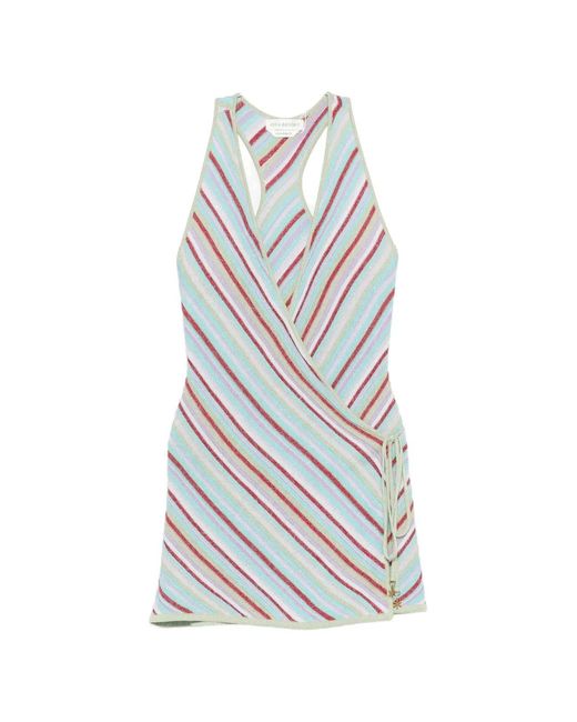 Asta Resort White Lila Wrap Mini Dress