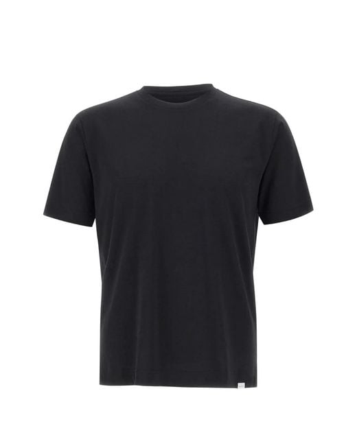 Diktat Supima Katoenen T-Shirt Met Ronde Hals in het Black voor heren