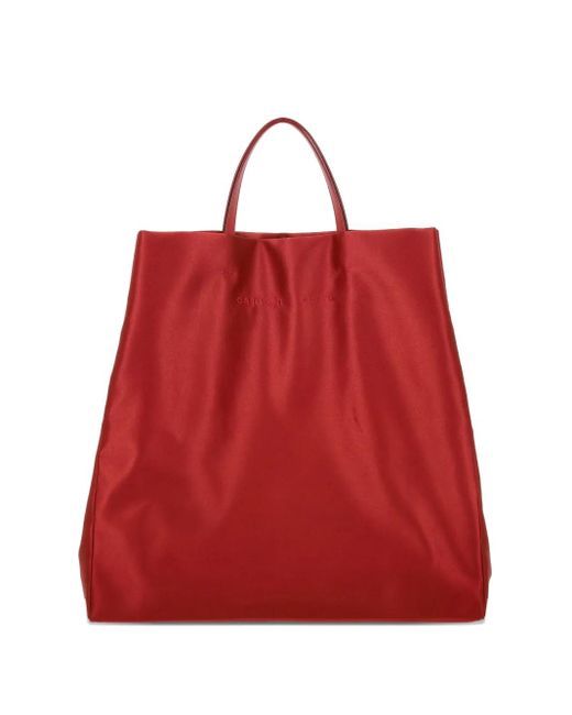Carven Logo-Embroidered Tote Bag
