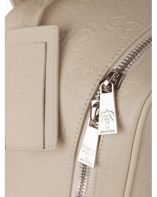 PLACE OF ELMS Natural Logo-Embossed Backpack
