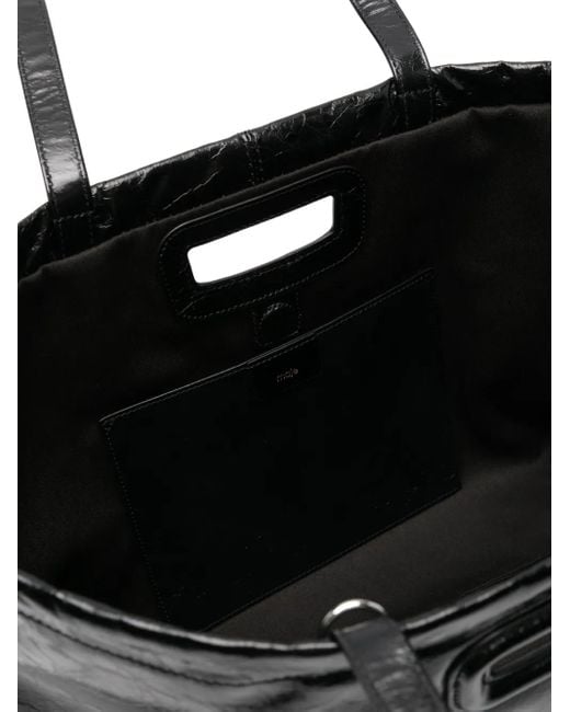 Maje Black Shopper Mit Cut-Outs