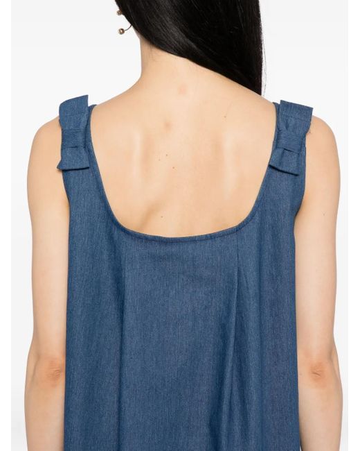 BLAKLACE Blue Sleeveless Dress