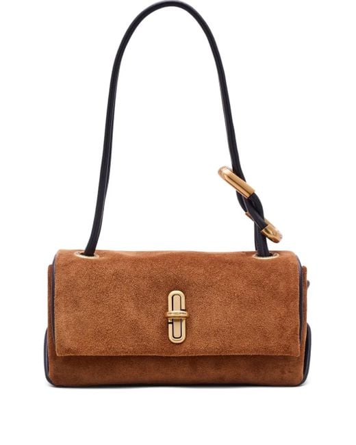 Marc Jacobs Brown The Mini Dual Shoulder Bag