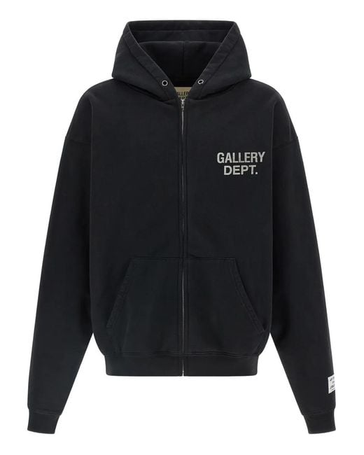 GALLERY DEPT. Blue Full-Zip Logo Hoodie