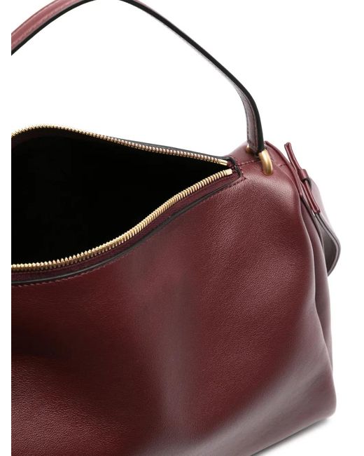 Neous Purple Scorpius Leather Tote Bag