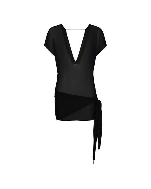 Tropic of C Black Karoo Mini Dress