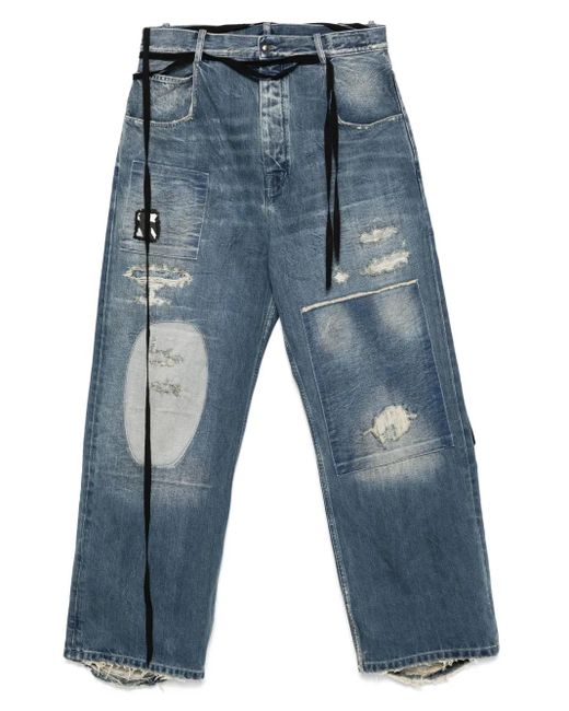 Jeans Olan di Ann Demeulemeester in Blue da Uomo
