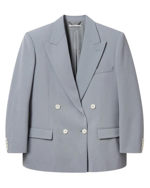Stella McCartney Blue Double-Breasted Blazer