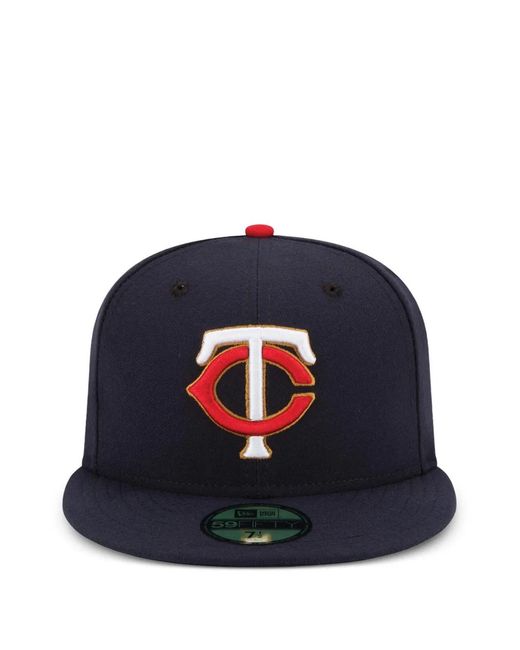 KTZ Blue 59Fifty Minnesota Twins Fitted Cap for men