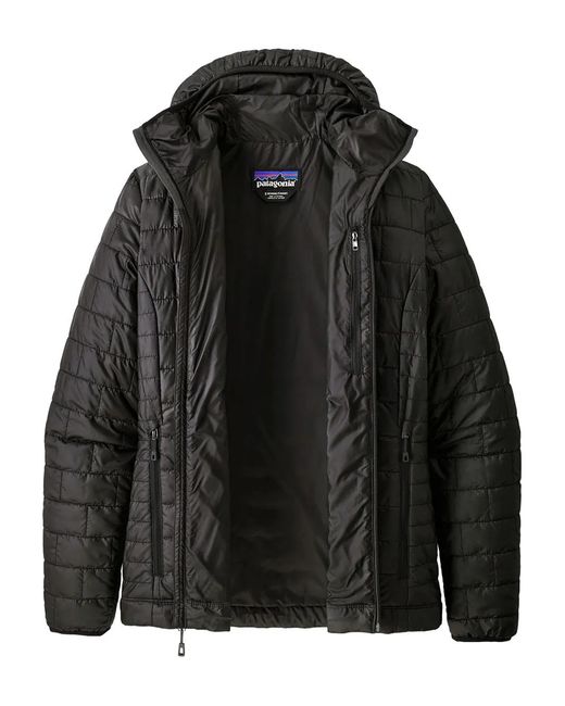 Patagonia Black Nano Puff Kapuzenjacke