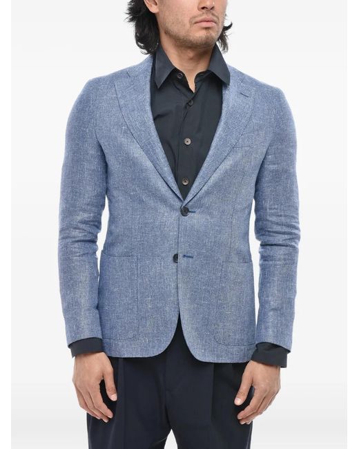 Corneliani Blue Cc Collection Blazer for men