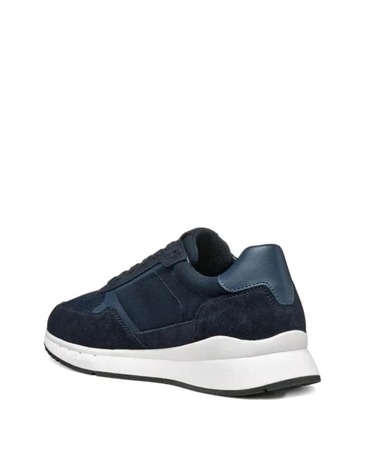 Geox Blue Xtors Lace-Up Sneakers for men
