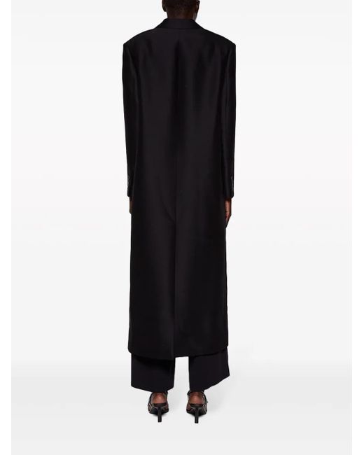 The Row ダブルコート Black