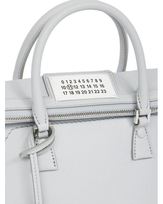 Maison Margiela White Mini 5Ac Classique Tote Bag
